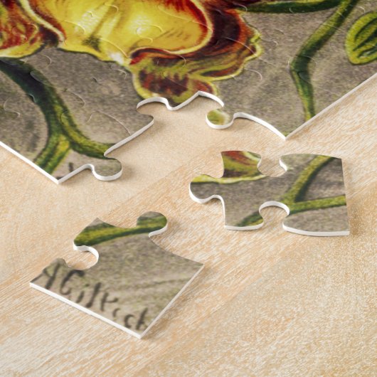 Orchideen Denusblumen Ernst Haeckel Puzzle (Seite)