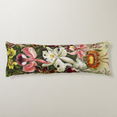 Orchideen Denusblumen Ernst Haeckel Seitenschläferkissen (Rückseite)