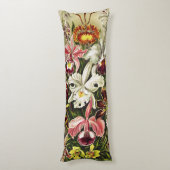 Orchideen Denusblumen Ernst Haeckel Seitenschläferkissen (Rückseite (Vertikal))