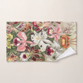 Orchideen Denusblumen von Ernst Haeckel Badhandtuch Set (Handtuch)