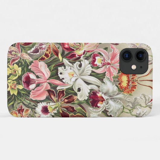 Orchideen Denusblumen von Ernst Haeckel Case-Mate iPhone Hülle (Rückseite (Horizontal))