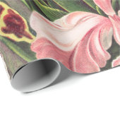 Orchideen Denusblumen von Ernst Haeckel Geschenkpapier (Rolleneckpunkt)