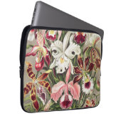 Orchideen Denusblumen von Ernst Haeckel Laptopschutzhülle (Vorne Rechts)