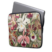 Orchideen Denusblumen von Ernst Haeckel Laptopschutzhülle (Vorderseite Links)
