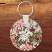 Orchideen Denusblumen von Ernst Haeckel Schlüsselanhänger (Vorderseite)