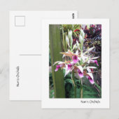 Orchideen der Nonnen 2 Postkarte (Vorne/Hinten)