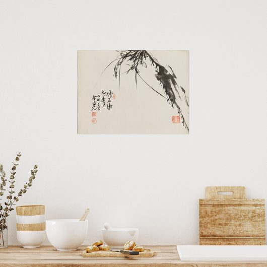 Orchideen des koreanischen Künstlers Kim Eung-won Poster (Küche)