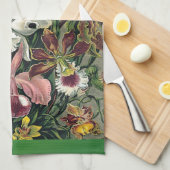 Orchideen durch Ernst Haeckel Handtuch (Viertel Falte)