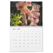 Orchideen durch Scott S. Jones Kalender (Mär 2027)