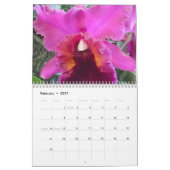 Orchideen durch Scott S. Jones Kalender (Feb 2027)