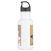 Orchideen Edelstahlflasche (Rückseite)