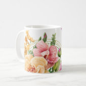 Orchideen-Explosion Kaffeetasse (Vorderseite Links)