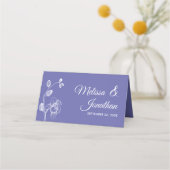 Orchideen für Kletterhexen: Platzkarte (Vorderseite)