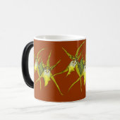 Orchideen-gelbe verwandelnde Tasse (Vorderseite Links)