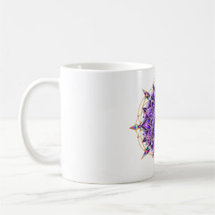 Orchideen-Geometrie-Augen-Kaffeetasse Kaffeetasse