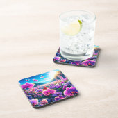 Orchideen Getränkeuntersetzer (Rechte Seite)