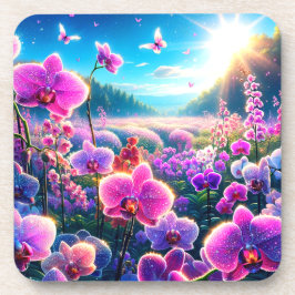 Orchideen Getränkeuntersetzer