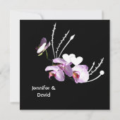 Orchideen Ikebana Ermunterung Ankündigung (Rückseite)