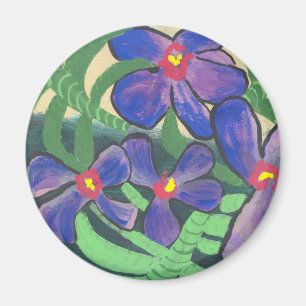 Orchideen im Schatten-Magneten Magnet