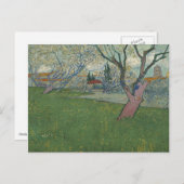 Orchideen in Blossom Blick auf Arles von Van Gogh Postkarte (Vorne/Hinten)