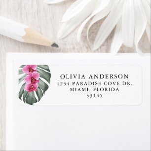 Orchideen in der Region Monstera Tropical Floral