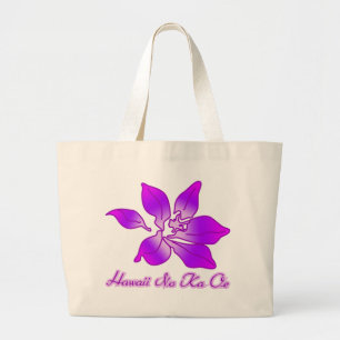 Orchideen-Insel-Strandtasche Jumbo Stoffbeutel