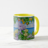 Orchideen-Insel Tasse (VorderseiteRechts)