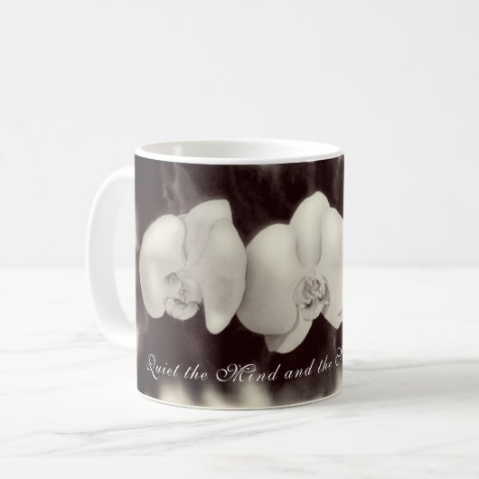 Orchideen Kaffeetasse (Vorderseite Links)