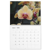 Orchideen, Kalender der tropischen Pflanze 2022 (Mär 2026)