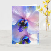 Orchideen Karte (Gelbe Blume)