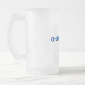 Orchideen-Keramik-mattierte Tasse (Links)