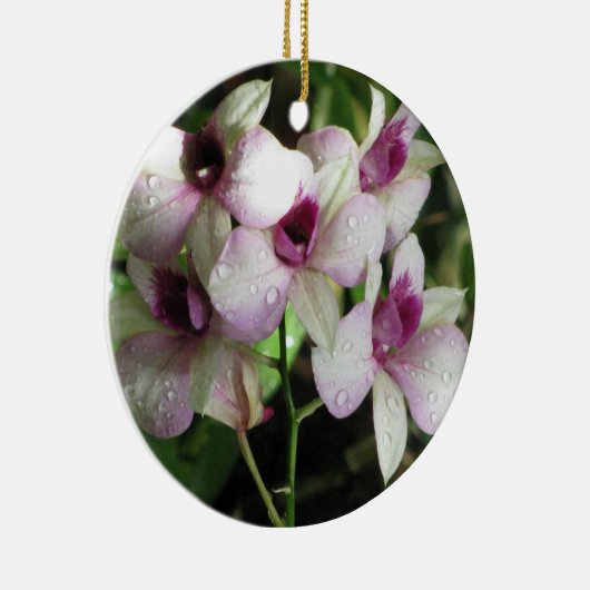 Orchideen Keramikornament (Rechts)