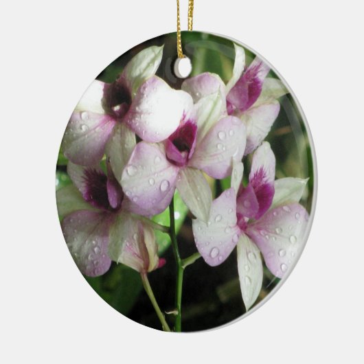 Orchideen Keramikornament (Links)