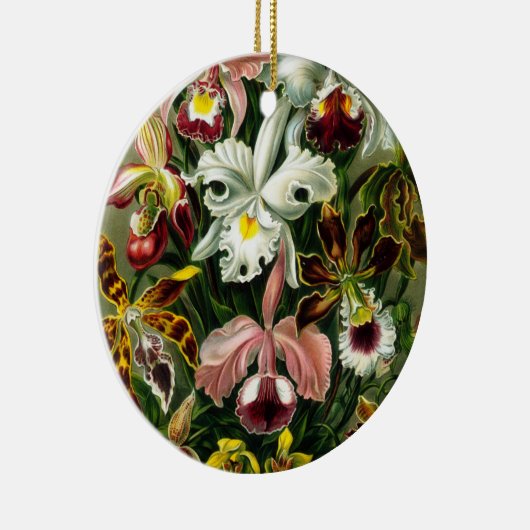 Orchideen Keramikornament (Rechts)