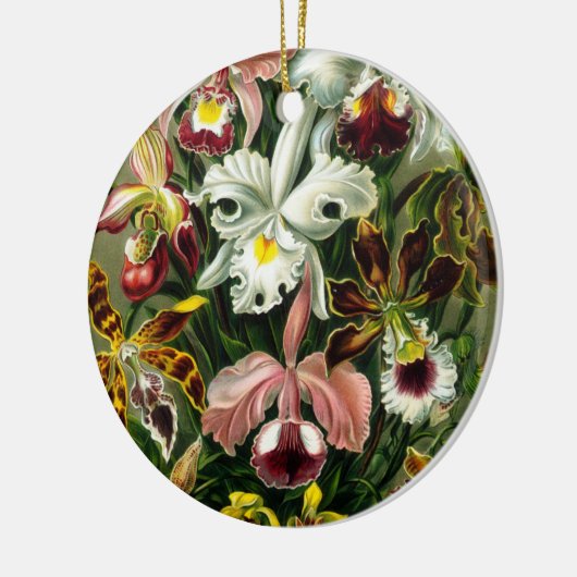 Orchideen Keramikornament (Links)