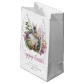 Orchideen Kleine Geschenktüte (Rückseite Schrägansicht)