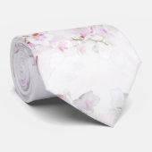 Orchideen-Krawatte Krawatte (Gerollt)