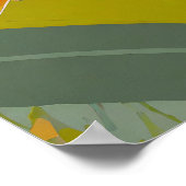 Orchideen Kunst V14 Poster (Ecke)