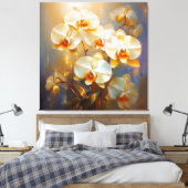 Orchideen Leinwanddruck (Insitu (Schlafzimmer))