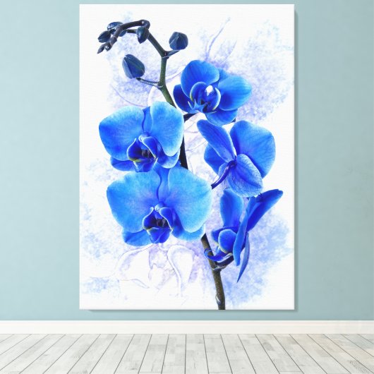 Orchideen Leinwanddruck (Insitu (Holzboden))