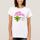 Orchideen-Liebhaber-Rosaphalaenopsis-Shirt T-Shirt (Vorderseite)