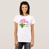 Orchideen-Liebhaber-Rosaphalaenopsis-Shirt T-Shirt (Vorne ganz)