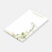 Orchideen-Lilien-Frühling Post-it Klebezettel (angewinkelt)