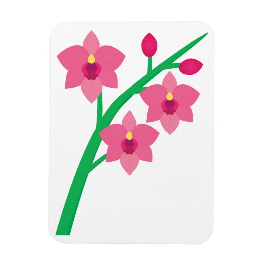 Orchideen Magnet (Vertikal)