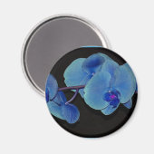 Orchideen Magnet (Vorderseite/Rückseite)