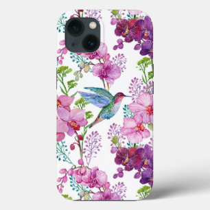 Orchideen mit Kolibri Case-Mate iPhone Hülle