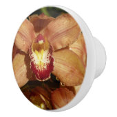 Orchideen mit Raindrops floral Keramikknauf (Rechts)