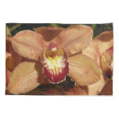 Orchideen mit Raindrops floral Kissenbezug (Rückseite)