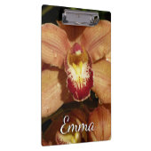 Orchideen mit Raindrops floral Klemmbrett (Rechts)