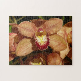 Orchideen mit Raindrops floral Puzzle